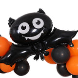 Ballon d'halloween en film d'aluminium, ballon décoratif de forme spéciale de dessin animé, ballon de fête à thème d'halloween