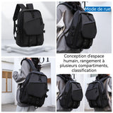 Sac à dos tendance et décontracté 45 cm Grande capacité Imperméable et résistant Plusieurs compartiments Port aéré et confortable