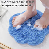 Dbrosse pied 30x30cm brosse de bain gommage des pieds lavage des pieds salle de bain gommage des pieds entièrement en silicone
