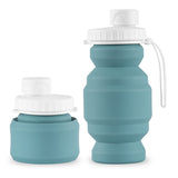 Tasse mini pliante Tasse en silicone Tasse à café Tasse de voyage extensible 320ml Convient pour le pique-nique Camping Vert
