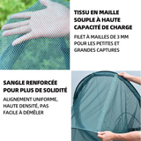 panier à poisson 25x20cm mangeoire pour poissons cage de pêche panier poisson orbiculaire à filet flottante protection des poissons