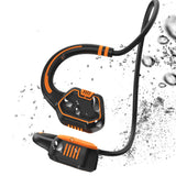Casque à conduction osseuse   Chargement magnétique    Etanche à l'eau   Mémoire intégrée de 16G  Casque Bluetooth pour le sport