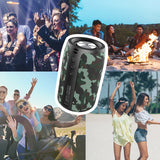 Enceinte bluetooth 1800 mAh BT 5.0 mini haut-parleur bluetooth enceinte sans fil IPX5 etanche haut-parleur bluetooth camouflage