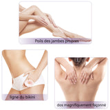 Épilateur électrique femme usb Intensité réglable lames en acier inoxydable corps en ABS épilateur wet et dry pour tout le corps