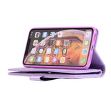 Étui en cuir pour téléphone  Convient pour S10E  avec lanière courte  9 emplacements pour cartes  Résistant aux chocs et aux chutes