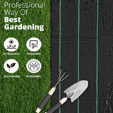 Maille de désherbage 2mx50 Noir Polypropylène Jardinage Maille de désherbage Jardin Couverture de désherbage Tissu de désherbage