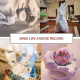 Kit moulage main couple kit de moulage d'une main avec base de sculpture et peintures cadeau mariage personnalisé kit moulage 3D
