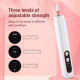 Ensemble de polisseur à ongles électrique Polissoir à ongles portable Ponceuse à ongles exfoliante Dissolvant à ongles