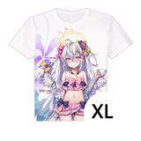 Manches courtes code XL périphériques d'animation style animé t-shirt imprimé vêtements décontractés d'été à manches courtes otaku