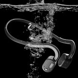 Casque Bluetooth de sport étanche IPX8, casque d'écoute sans fil à conduction osseuse véritable, pour natation et course à pied