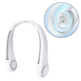 Ventilateur de col suspendu sans pale   1200 mA   Trois vitesses de vent réglables   Refroidissement rapide   Pliable à 360