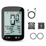 Compteur de vitesse étanchéité IPX7 ordinateur de vélo GPS intelligent rétroéclairage 30 s automatique léger et portable noir