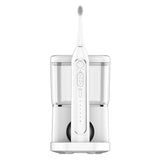 Appareil nettoyage dents 26x12x7cm nettoyeur dent portable ondes acoustiques intelligentes portables brosse dents électrique 2 en 1