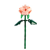 Bouquet de fleurs artificielles collageable ensemble de roses roses unique arrangement unique activité de bricolage pour adultes