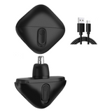 Tondeuse nez 100mAh mini professionnelle tondeuse nez oreilles tête arrondie à 360 degrés coupe efficacement les poils du nez