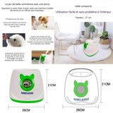 Lanceur automatique de balle pour chiens avec télécommande et 3 balles rebondissantes 4 niveaux réglables lanceur de balles