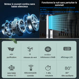 Climatiseur mobile 2 en 1 40w/1400w 50hz refroidissement et chauffage 8 niveaux réglables chauffage ventilateur de climatisation