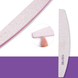 Lime à ongles professionnelle lavable double face 100/180 Lime à ongles réutilisable à la maison et au salon de coiffure