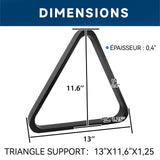 Support de boules de billard Diamètre intérieur de 28,8 cm Plastique résistant Adapté aux billes de 5,7 cm Cadre de billard