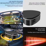 Chauffage de voiture 12x12x5cm air froid et chaud rotatif à 360 degrés dégivrage et désembuage chauffage réchauffeur de voiture