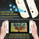 Manette de jeu 8 mètres distance avec le contrôle de mouvement et la double vibration prenez charge le réveil et la capture d'écran