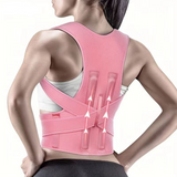 orrecteur de posture support en plaque d'acier usure invisible redresse dos correcteur de posture femme ceinture dorsale réglable