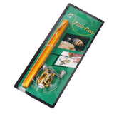 Alliage d'aluminium type stylo canne à pêche mini poche portable petite canne à pêche radeau de glace pêche pont pêche