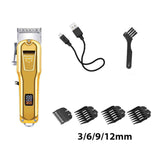 Tondeuse à cheveux USB 10w 3,7V Tondeuse électrique tondeuse à cheveux LCD affichage numérique tondeuse électrique tondeuse cheveux