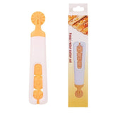 oupe-pâte à rouleau 4 en 1 en forme de fleur quatre couteaux remplaçables couteau de modelage pour la cuisine en forme de fleur