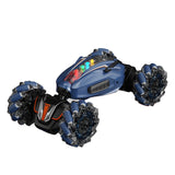 Voiture télécommandée 2,4g responsive cool twist cadeau quatre roues motrices reconnaissance gestuelle véhicule tout terrain bleu