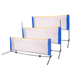 Filet de badminton 6.1m filet de tennis portable filet de badminton exterieur support de filet de badminton réglable et portable