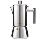 afetière italienne en acier inoxydable pour 10 tasses 500ml Pour induction à gaz et toutes les cuisinières Cafetière moka Argenté