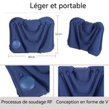 Oreiller de voyage 120g multifonctionnel Coussin lombaire portable gonflable Soutien confortable RespirantOreiller Gonflable Lavable
