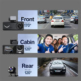 Enregistreur de voiture WIFI1080P Dual Lens 2K HD Infrared Night Vision Hidden Car Camera GPS 2.0 inch screen for Car Truck Taxi