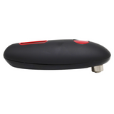 Ouvre-boîte électrique à bord lisse bouton poussoir multifonctionnel ouvre-bocal automatique compact portable facile utiliser