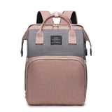 Sac à langer 31x20x41cm pour lit d'enfant sac à dos sacs à langer grande capacité sac à langer de voyage portable avec lit pliable