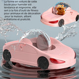 Boule hamster en forme de voiture rose multifonctionnel 29x16cm hamster exercice ball balle d'exercice pour hamster hamster ball