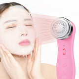 Instrument de levage de visage blanc instrument d'ionophorèse de beauté instrument d'exportation de massage de nettoyage vibrant