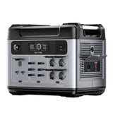 Station Électrique Portable 2400w 2048Wh Générateur solaire avec 13 connecteurs de sortie pour camping camping-cars Contrôle par App