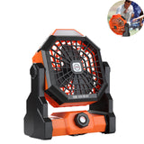 Ventilateur de contrôle de vitesse de ventilateur extérieur portable éclairage de ventilateur de camping à charge de vent fort