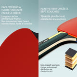 Batte de ping-pong divertissement et loisirs formation sportive  raquettes de tennis de table de qualité professionnelle