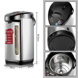 Bouilloire électrique en acier inoxydable bouilloire grande capacité 19x23x40,5cm 800w 6.8l 220v facile à nettoyer bouilloire