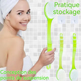 Brosse Dos Douche 365x70x30mm Nettoyage Massage Matériaux résistants à l'abrasion Soulagement de la fatigue Brosse de Bain Ver