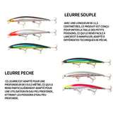 Leurre de pêche 5 pcs appât articles de pêche appâts en mer et eau douce appâts rigides bioniques artificiels appât à trois crochets