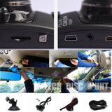 Enregistreur de conduite 1080p enregistrement boucle antivibration détection mouvement stockage 32Go angle vue degrés170 degrés