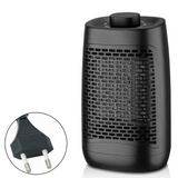 Chauffage 1200w 13.5x23.5x11.5cm chauffage basse consommation 3 niveaux de puissance alimentation en air modulable compact et petit