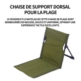 haise de plage pour la randonnée le camping chaise de support dorsal  siège de plage pliable confort sont ultra pour la randonnée
