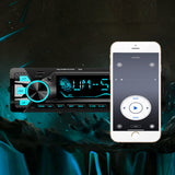 Bluetooth auto radio bluetooth lecteur MP3 12V double USB FM téléphone portable lecteur de cartes avec sept lumières de couleur