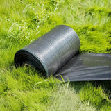 Maille anti-mauvaises herbes 2x25m Noir Maille anti-mauvaises herbes Couvre mauvaises herbes Polythène Maille  mauvaises herbes