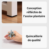 Porte-épices 80x30x120cm troisième étage en bois respectueux de l'environnement grille de four à micro-ondes panier avec placard